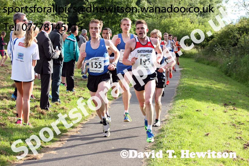 Senior mens Sunderland 5k Road Race. Photo: David T. Hewitson/Sports for All Pics